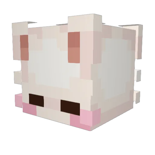 xy223 Minecraft avatar head, 3D render