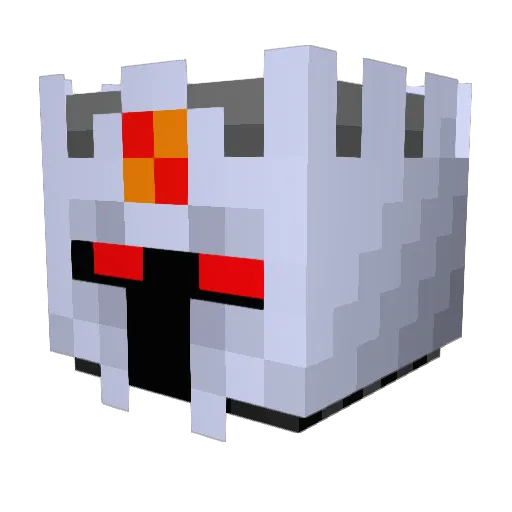 xy24ee Minecraft avatar head, 3D render