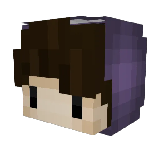 xyZypher Minecraft avatar head, 3D render