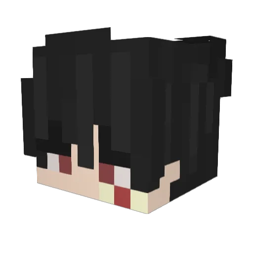 xy_77 Minecraft avatar head, 3D render