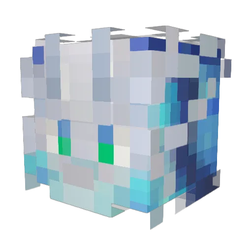 xy_MC Minecraft avatar head, 3D render