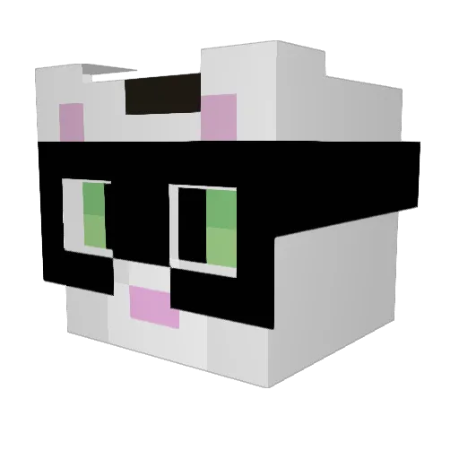 xyadiel Minecraft avatar head, 3D render