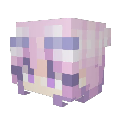 xydeem Minecraft avatar head, 3D render