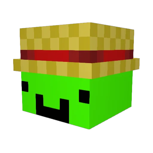 xyfal Minecraft avatar head, 3D render