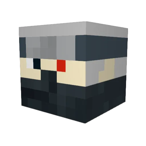 xykatra Minecraft avatar head, 3D render