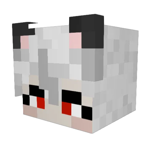 xylazz Minecraft avatar head, 3D render