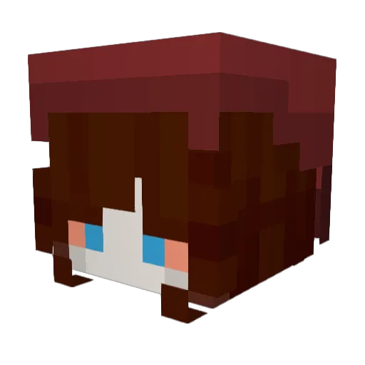 xylexuwu Minecraft avatar head, 3D render