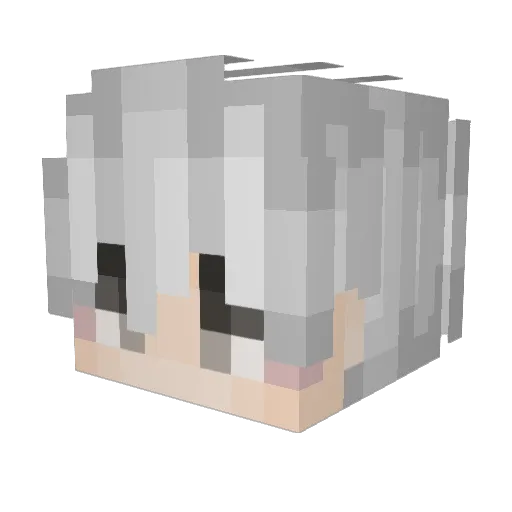 xynaese Minecraft avatar head, 3D render