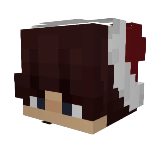 xynopsium Minecraft avatar head, 3D render