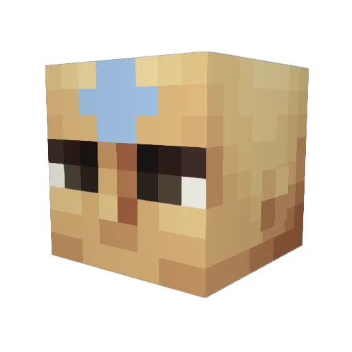 xyomixx Minecraft avatar head, 3D render