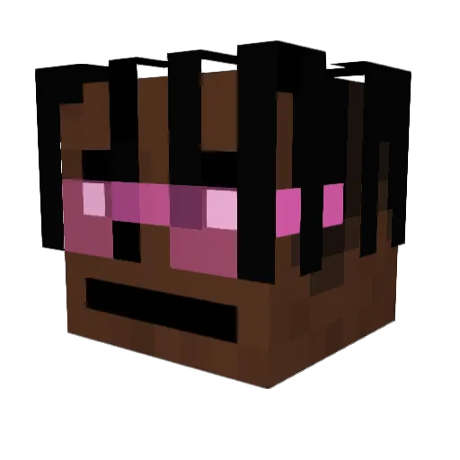 xyotp Minecraft avatar head, 3D render
