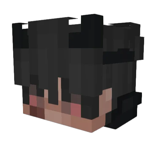 xypiar Minecraft avatar head, 3D render