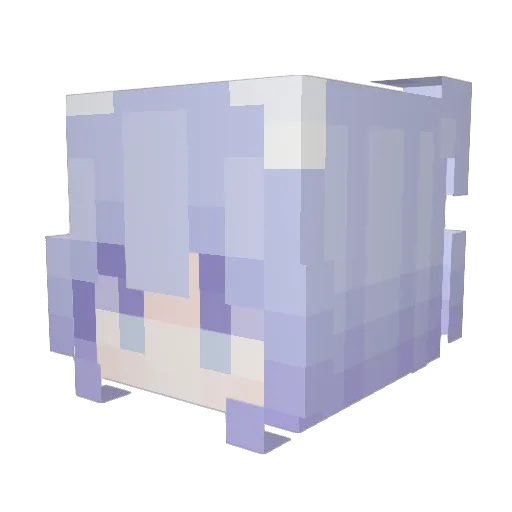 xyu10vx Minecraft avatar head, 3D render