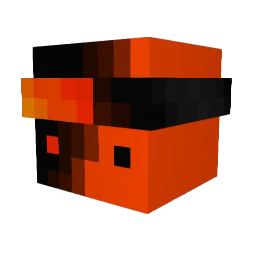 xyxs1 Minecraft avatar head, 3D render