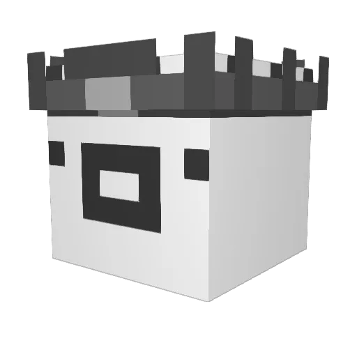 xyzz21 Minecraft avatar head, 3D render