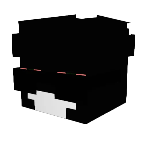 xz4k Minecraft avatar head, 3D render