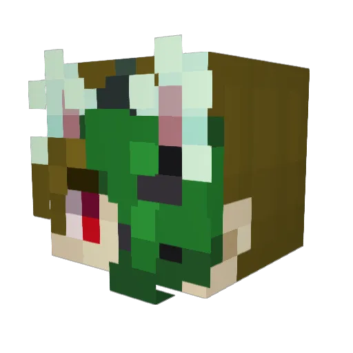 xzJosh Minecraft avatar head, 3D render
