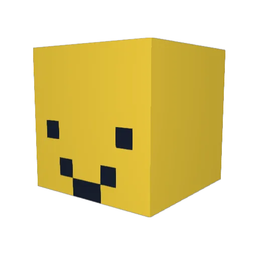 xzaee1 Minecraft avatar head, 3D render