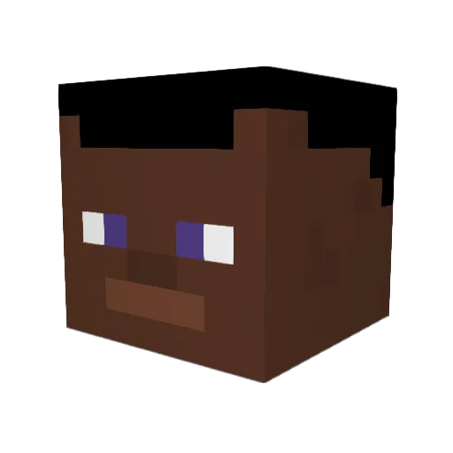 xzelson1 Minecraft avatar head, 3D render