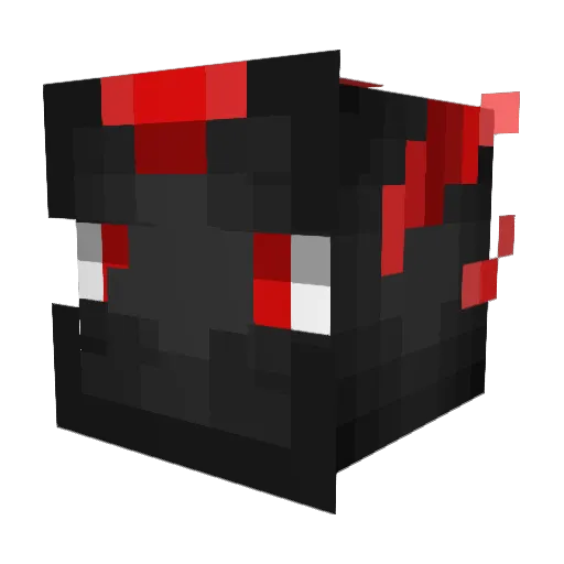 xzhut Minecraft avatar head, 3D render