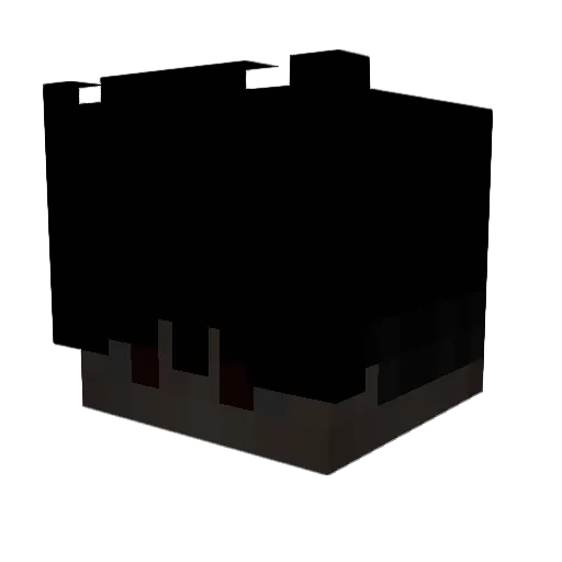 xzp Minecraft avatar head, 3D render