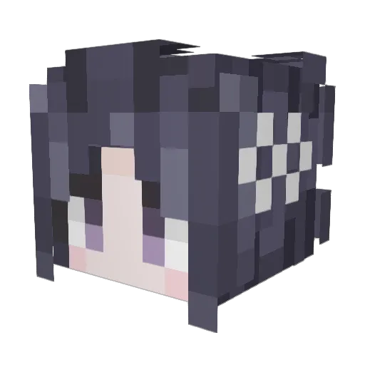 xzzoy Minecraft avatar head, 3D render