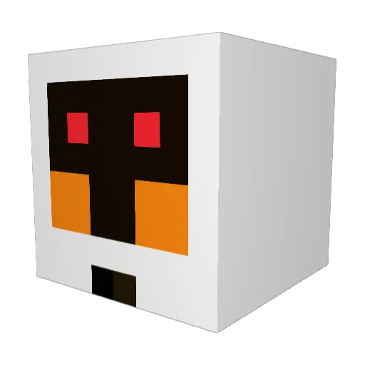 y00d Minecraft avatar head, 3D render