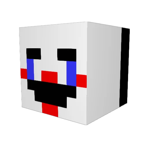 y0MeTeoR Minecraft avatar head, 3D render