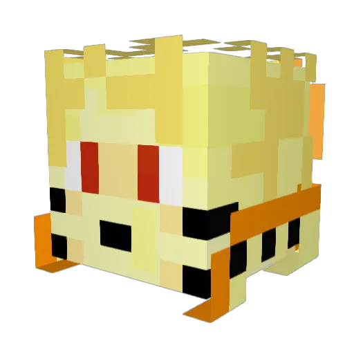 y0irving2 Minecraft avatar head, 3D render