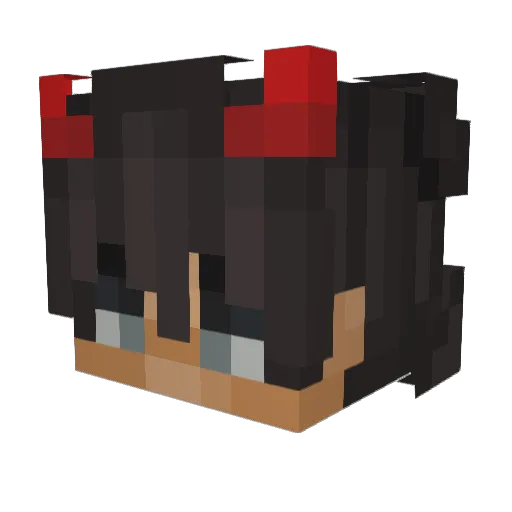 y0jutsu Minecraft avatar head, 3D render