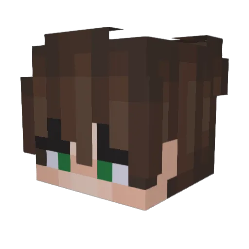 y0lin666 Minecraft avatar head, 3D render