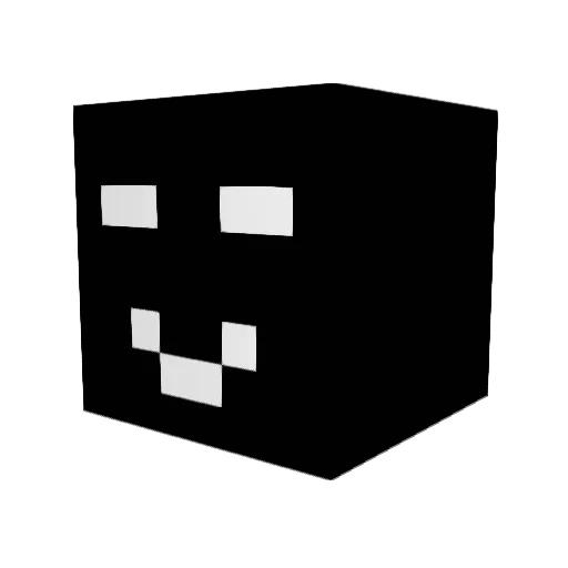 y0nn3 Minecraft avatar head, 3D render