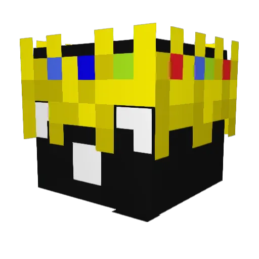 y0raine Minecraft avatar head, 3D render