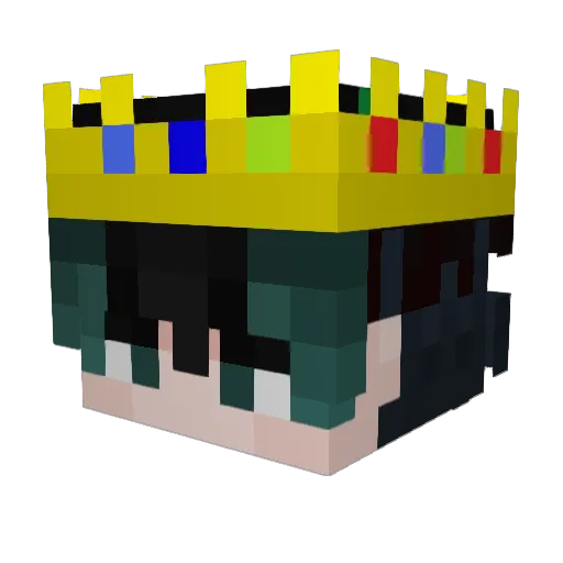 y0u5lfr Minecraft avatar head, 3D render
