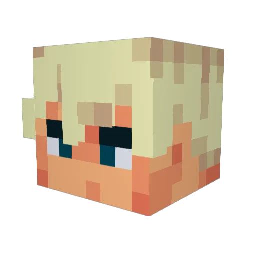 y0uknow Minecraft avatar head, 3D render