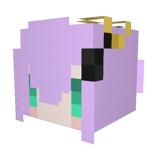 y1kouzi2 Minecraft avatar head, 3D render