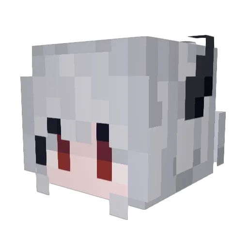 y1y2y Minecraft avatar head, 3D render
