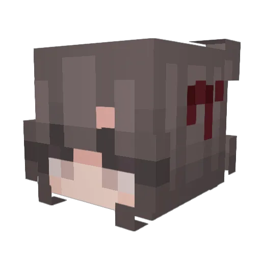 y2330asdf Minecraft avatar head, 3D render