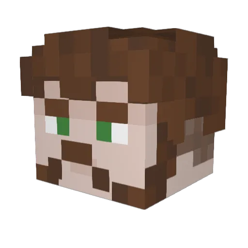 y33ty_boi Minecraft avatar head, 3D render