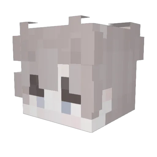 y3aup3 Minecraft avatar head, 3D render