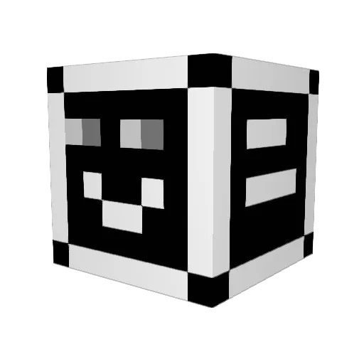 y3ontan Minecraft avatar head, 3D render
