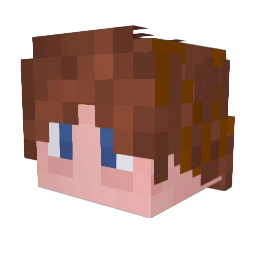 y4rdw0rk3r Minecraft avatar head, 3D render