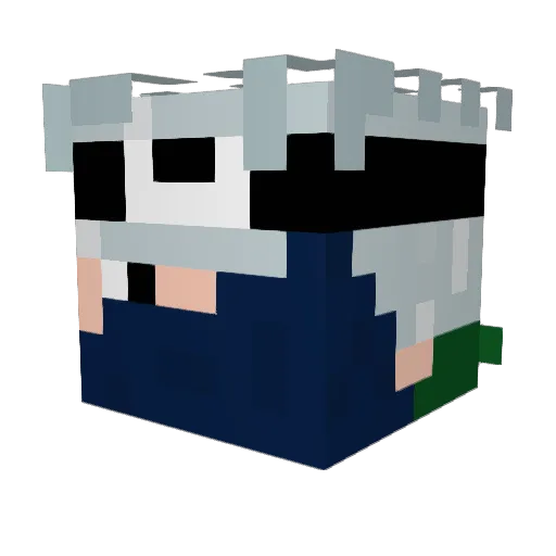 y4rie1 Minecraft avatar head, 3D render