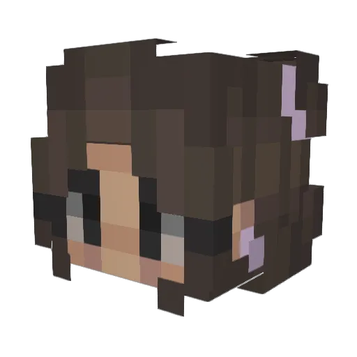 y5r6 Minecraft avatar head, 3D render