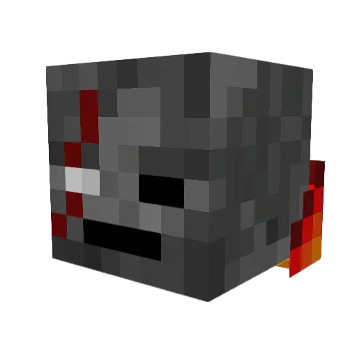 y8gy Minecraft avatar head, 3D render