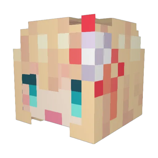 yAmmy_r Minecraft avatar head, 3D render