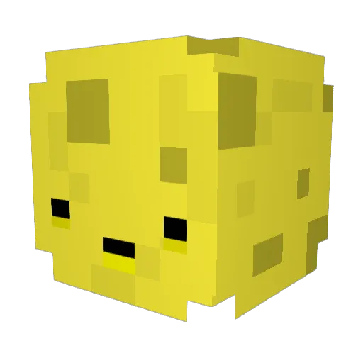 yBachbir Minecraft avatar head, 3D render