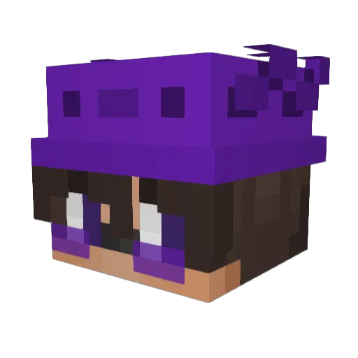 yBanzle Minecraft avatar head, 3D render