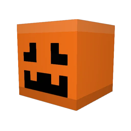 yBlacklisted Minecraft avatar head, 3D render