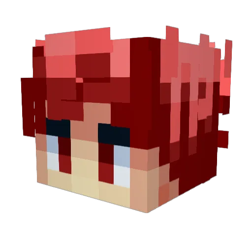 yDaddyD3US Minecraft avatar head, 3D render